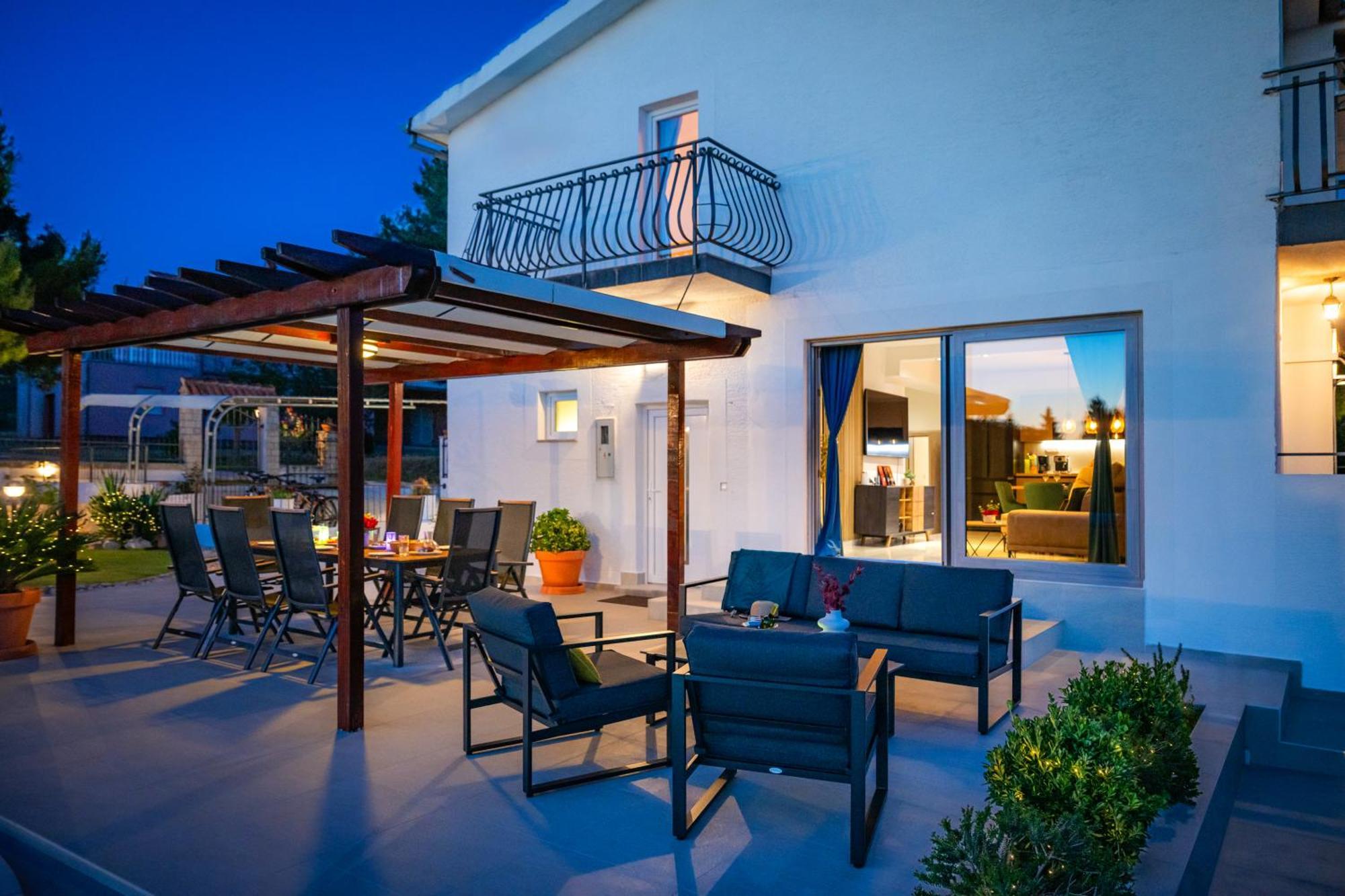 Villa Plenca - Heated Pool ! シベニク エクステリア 写真