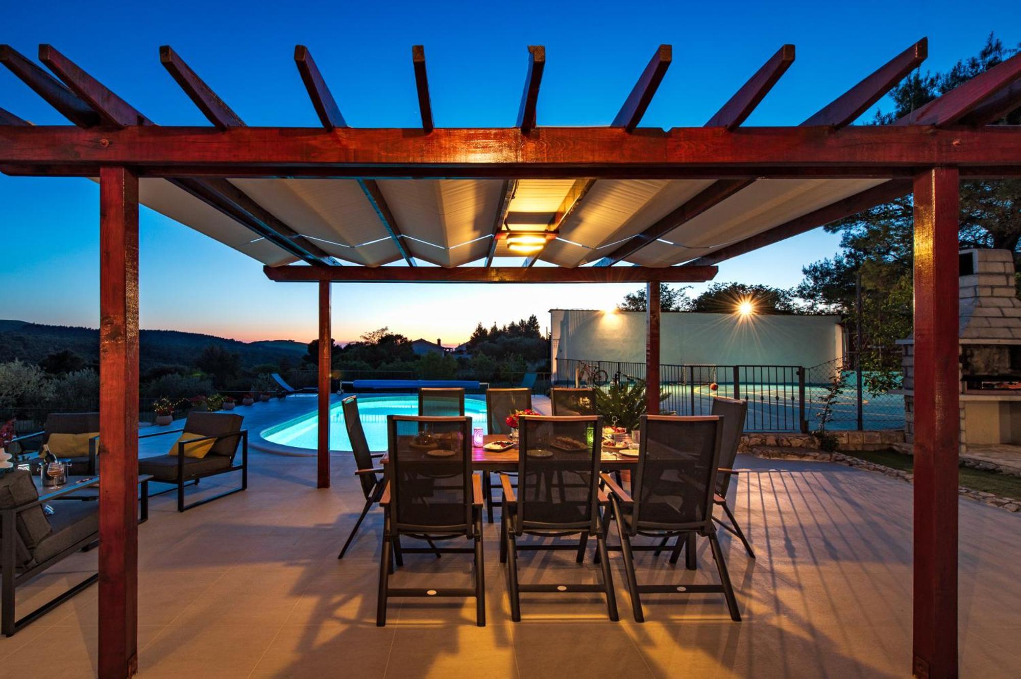 Villa Plenca - Heated Pool ! シベニク エクステリア 写真