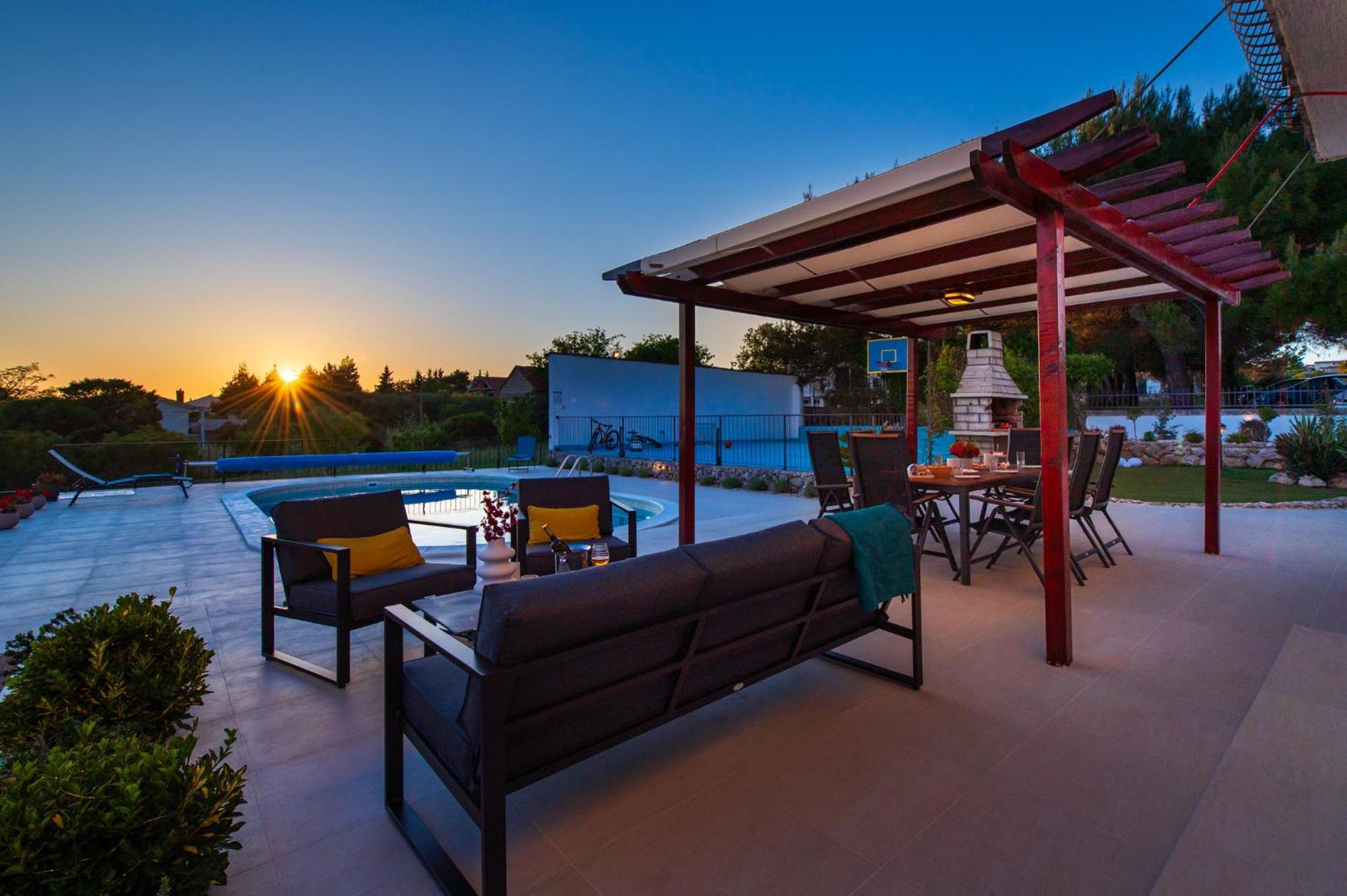 Villa Plenca - Heated Pool ! シベニク エクステリア 写真