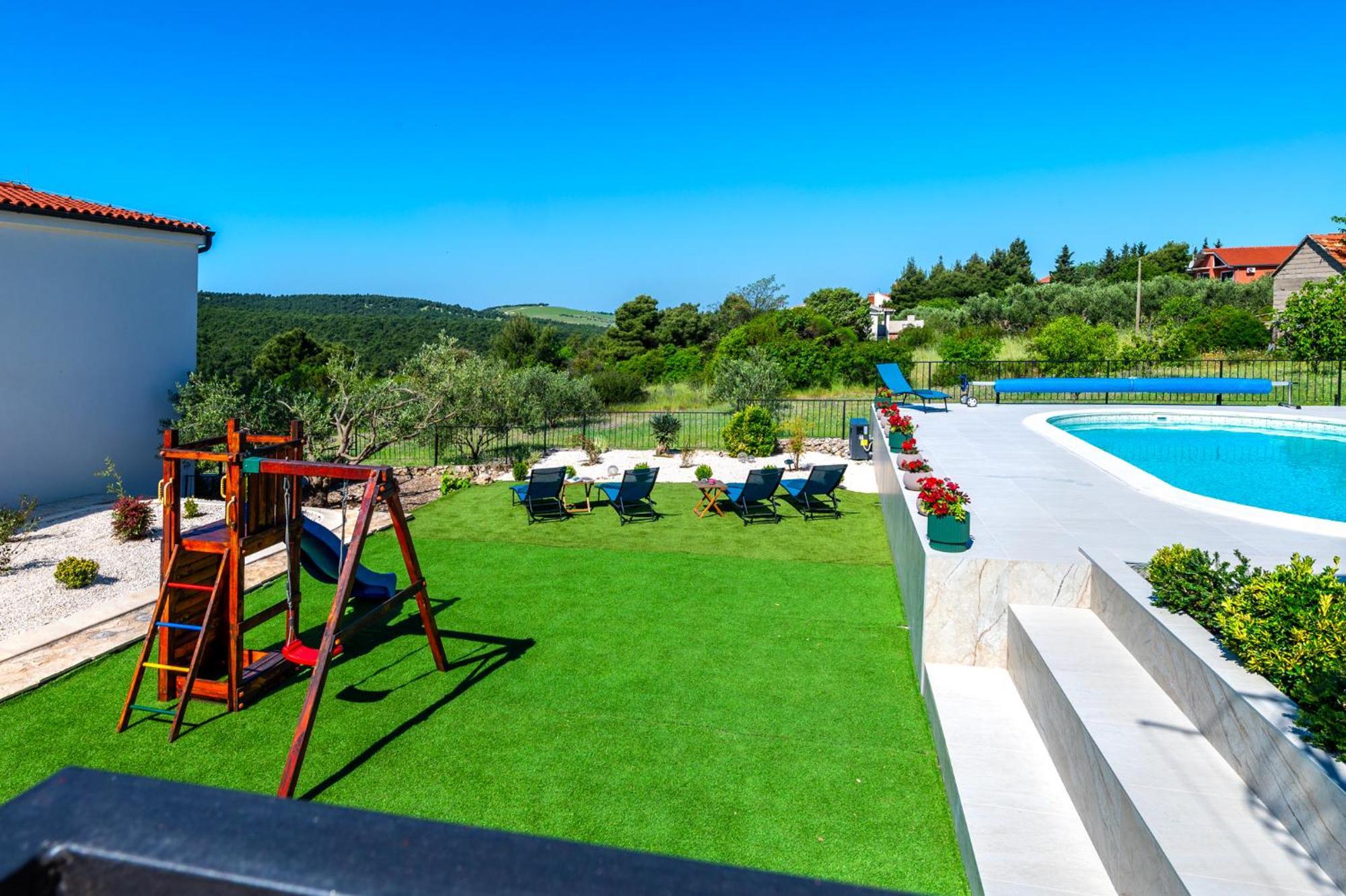 Villa Plenca - Heated Pool ! シベニク エクステリア 写真